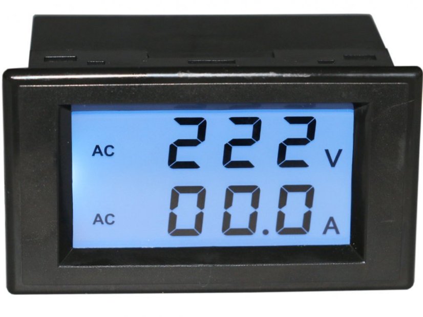 D85-2042A LCD Digitální Ampérmetr/Voltmetr