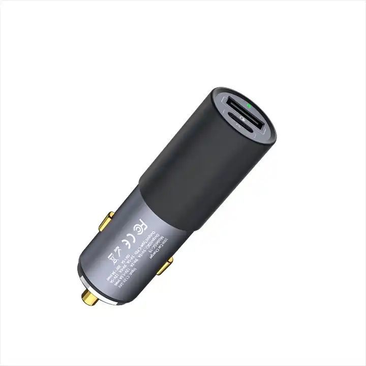 GC19 QP 100W auto nabíječka s USB-C PD a USB-A QC3.0