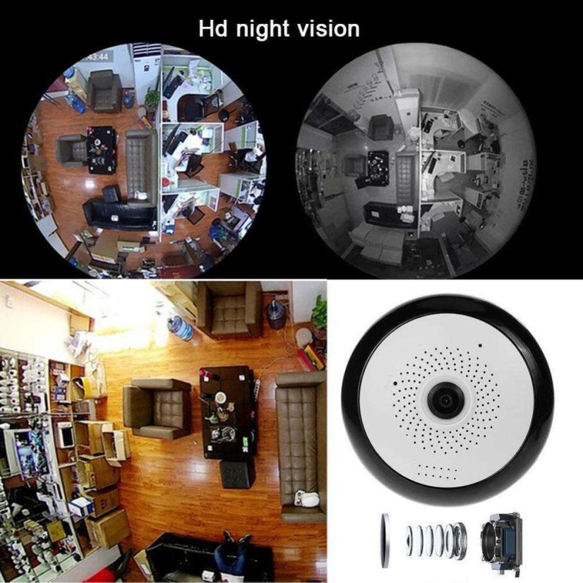 RGB-VR3-X20 1080P 2MP HD 360° WiFi IP P2P Indoor Camera