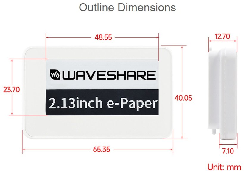 NFC-Powered e-Paper Displej