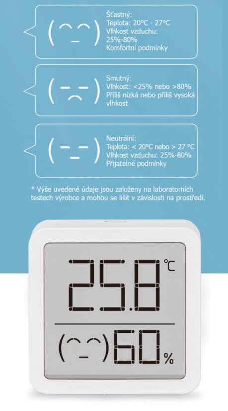 Deli 8845 Home Mini Thermometer and Hygrometer 2-in-1