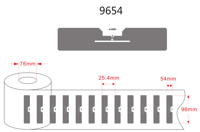 RAIN UHF RFID 915MHZ H3 ISO 18000-6C Tag