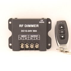 Dálkový stmívač dimmer 30A LED RF pro 12-24V