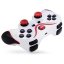 A8 Bluetooth Gamepad s Držákem pro Mobilní Telefony - Barva: Bílá