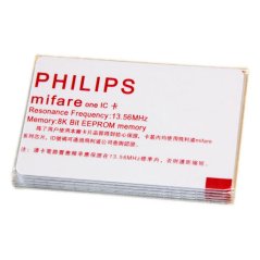 Mifare M1 S50 1k RFID 13.56MHZ white PVC RFID card