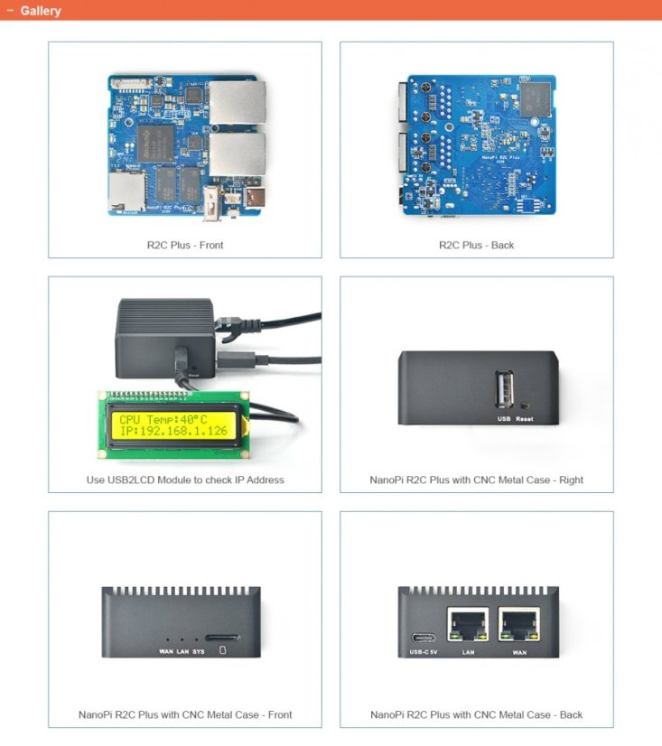 NanoPi R2C Plus - Výkonný vývojový kit s 8GB úložištěm