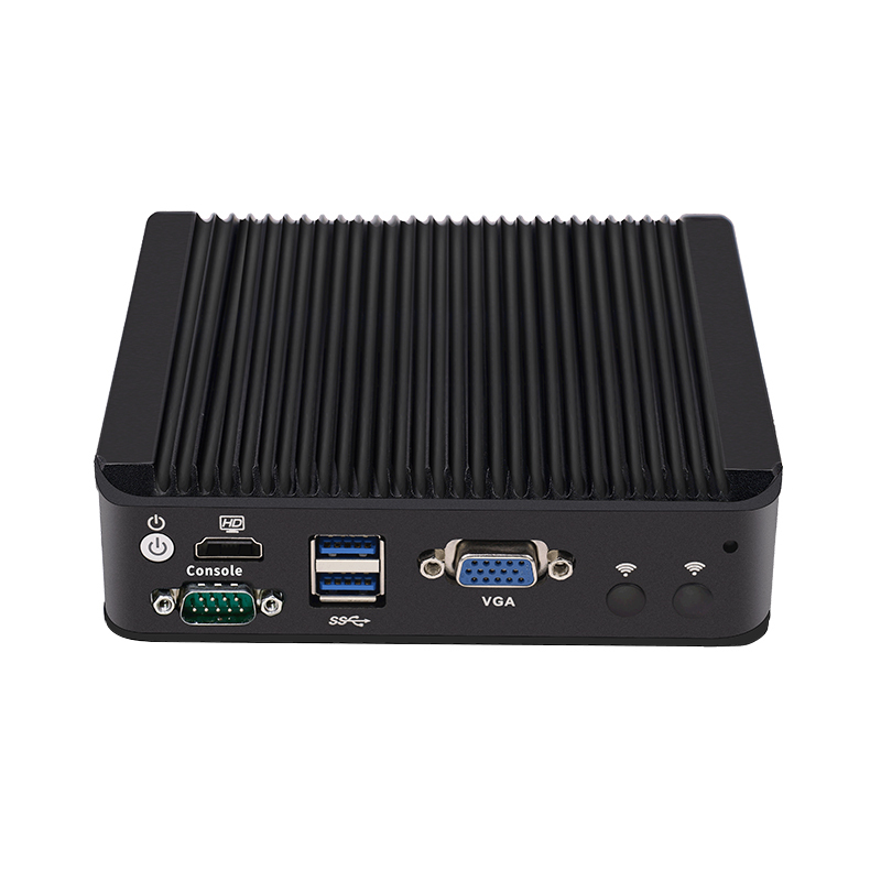 N25 Mini PC s Intel Celeron J4125 a 4 LAN porty, bezventilátorový barebone