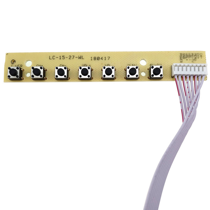 Klávesnice LC-15-27-WL pro LCD ovládací desku V59 V29 V56 s IR přijímačem