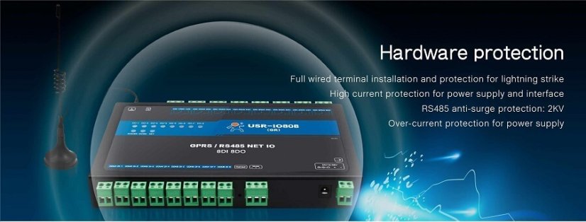 USR-IO808-EWR, 8CH WiFi Smart Home Switch