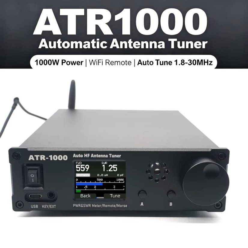 ATR-1000 Univerzálny Anténny Tuner 1.8-30MHz 1000W