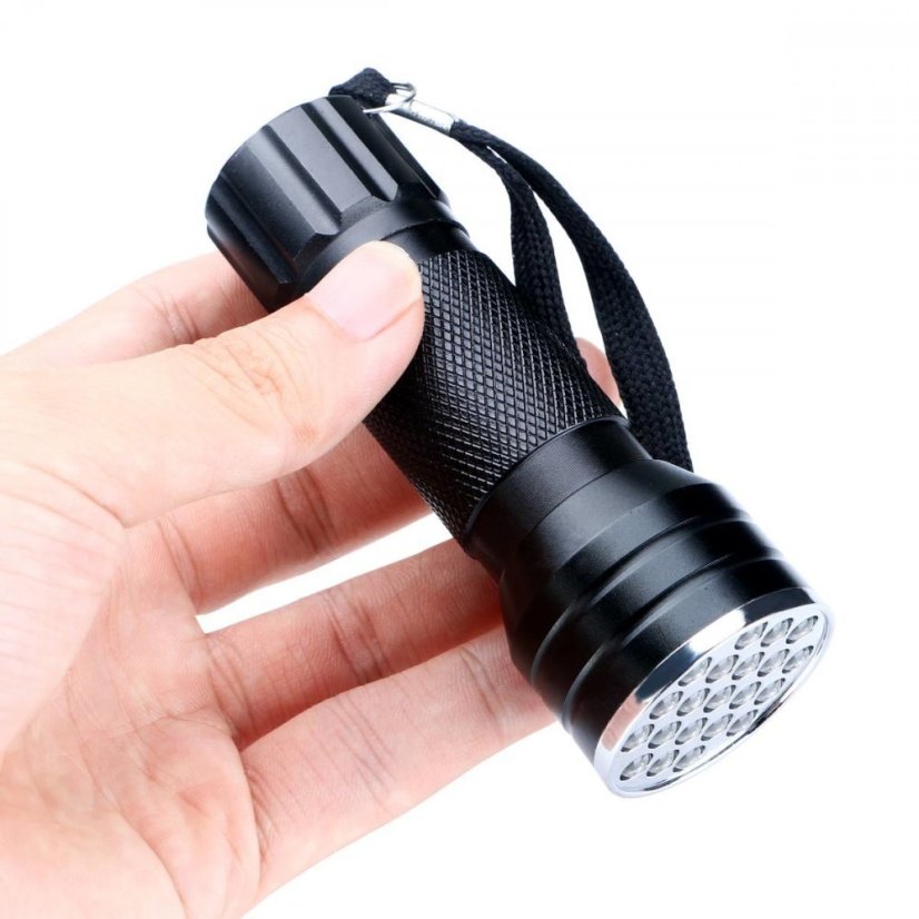 SV021 21 UV LED flashlight 2W - Effective UV torch with 21 LEDs
