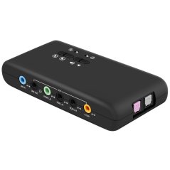 YEY 7.1 USB externí zvuková karta s 8CH DAC a 2CH ADC