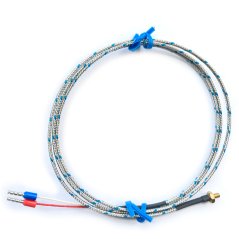 Type-K Thermocouple LIN-K23D010A/B with Metal Shielding for 3D Printing - 1m