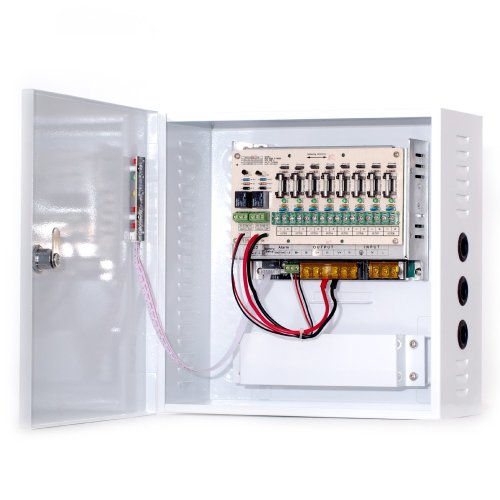 RGB-1210B-09F Impulsní napájecí zdroj 12V DC 9 portů 10A