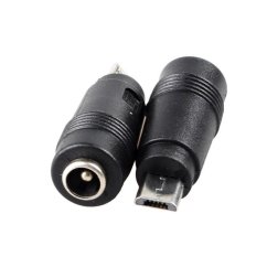 DC napájecí adaptér 5.5x2.1mm na micro-USB B