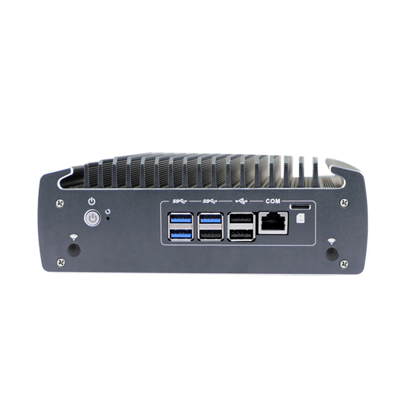 Nano N3061, 6 LAN, bez ventilátorů, průmyslový barebone počítač