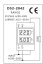 D52-2042 100A LED digitální ampérmetr/voltmetr DIN AC - Rozsah měření teploty: 80-300V