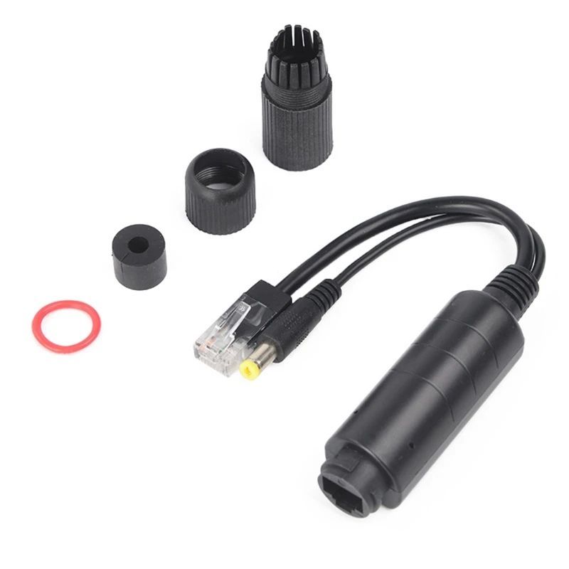 Aktivní PoE injektor 48V na 12V 100Mb - Barva: Bílá