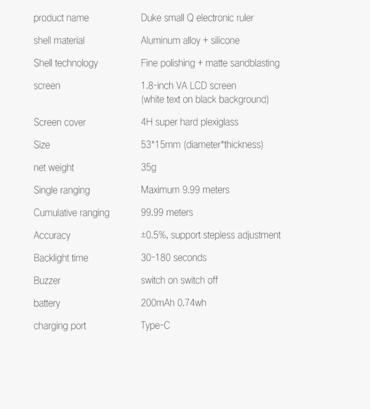 Mini Q Smart Distance Meter