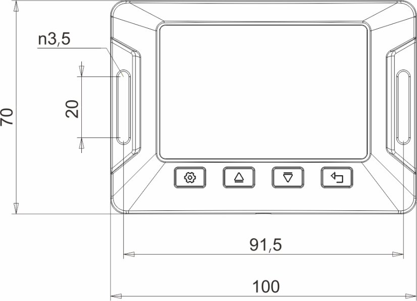 LCD Displej pro Solární Regulátor Nabíjení
