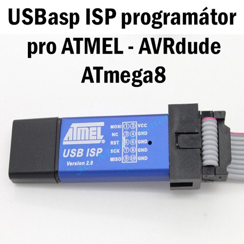 USBasp ISP programátor pro ATMEL AVR ATmega88