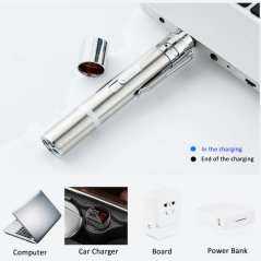 TP-703-3 UV LED Flashlight with Red Laser 395nm