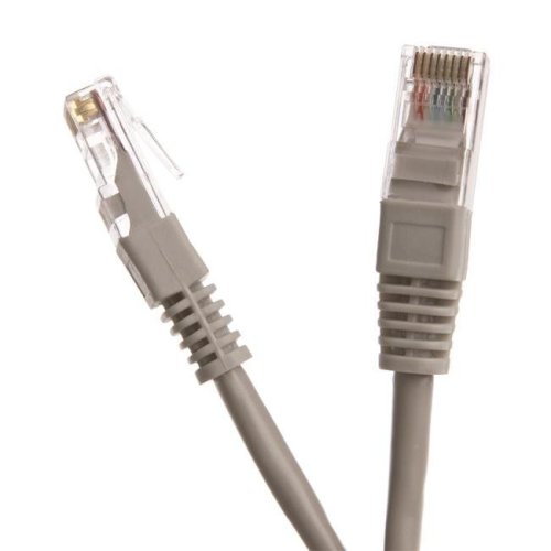 Šedý LAN patch kabel UTP cat.5e