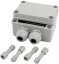 Plastic waterproof junction box