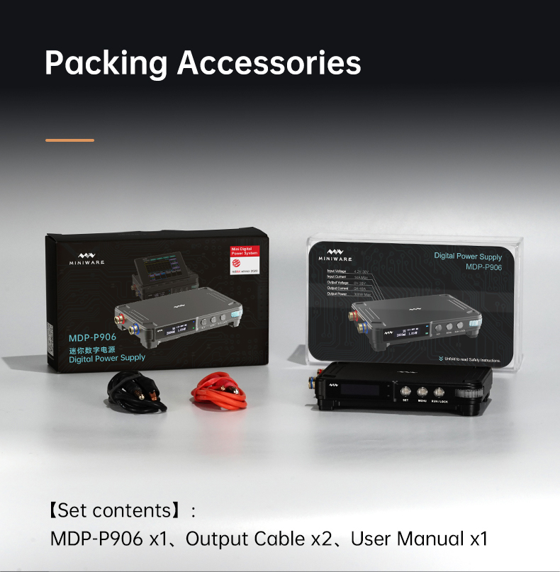 MDP-XP2 Modular Power Supply with Powerful Display