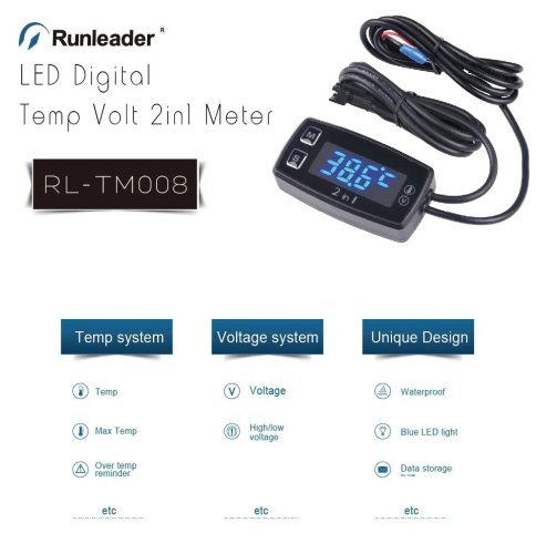 Digitální termometr RL-TM008 2v1 s IP67