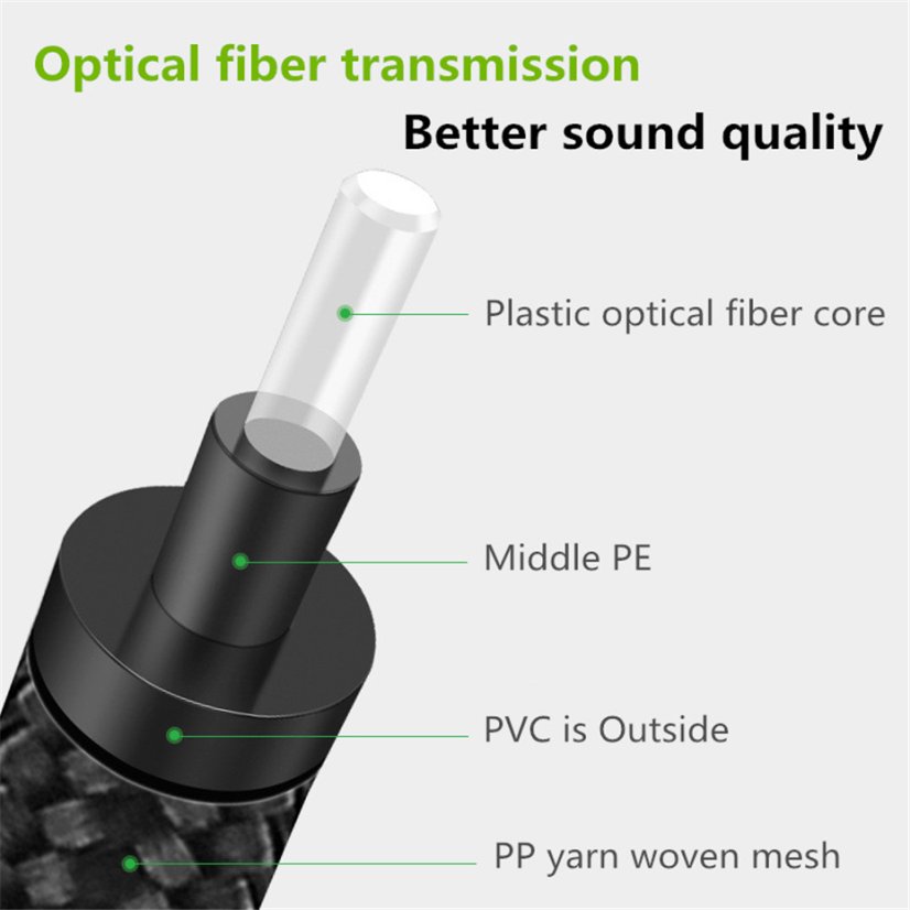 Ce-link 2751 Toslink SPDIF kabel - Metal - Délka: 1m