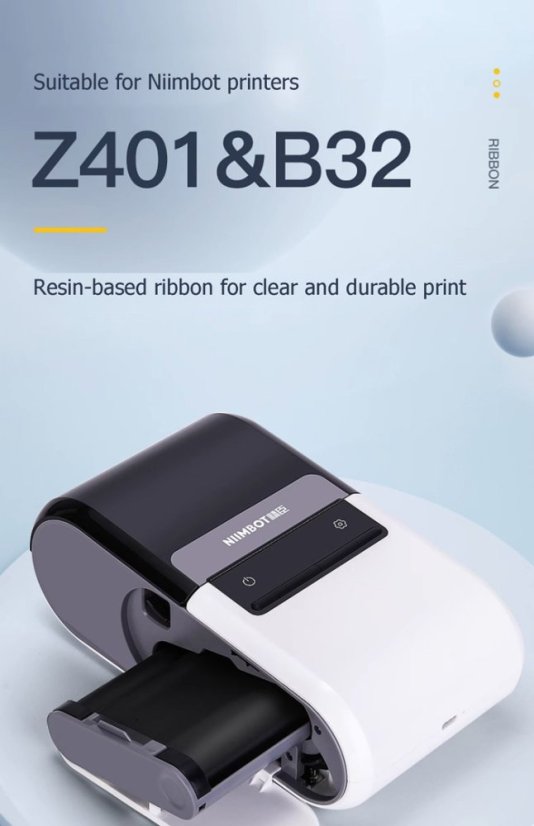 Z401 80mm x 27m Wax Ribbon for Thermal Transfer Printer