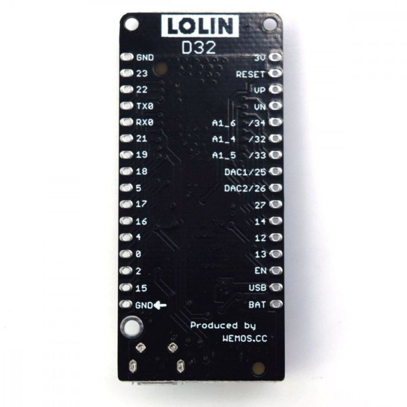 Lolin D32 ESP-WROOM-32 2.4GHz Development Board with WiFi and Bluetooth