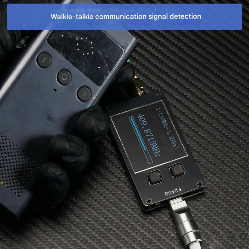 F2400 RF Detektor Signálů 10MHz–2.4GHz