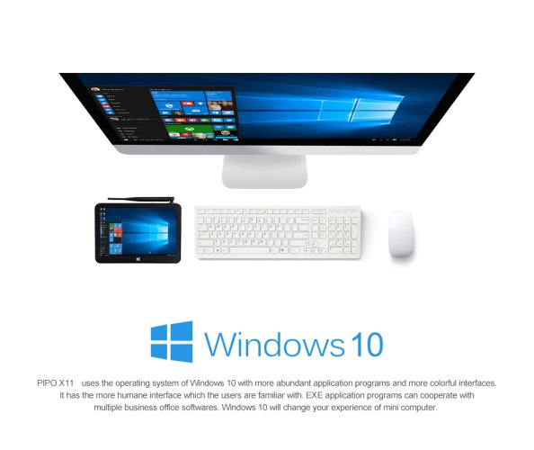 Mini počítač PiPo X11 4GB RAM, 64GB uložiště, Windows 10 Home