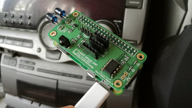 ANAVI Infrared pHAT - Chytrý dálkový ovladač pro Raspberry Pi