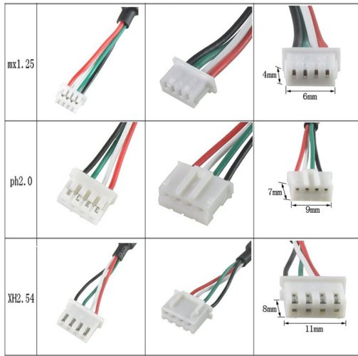 USB 2.0 Kabel k PCB, 30 cm, 4P