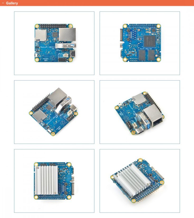 Nano Pi Neo3 Combo - Mini ARM Deska