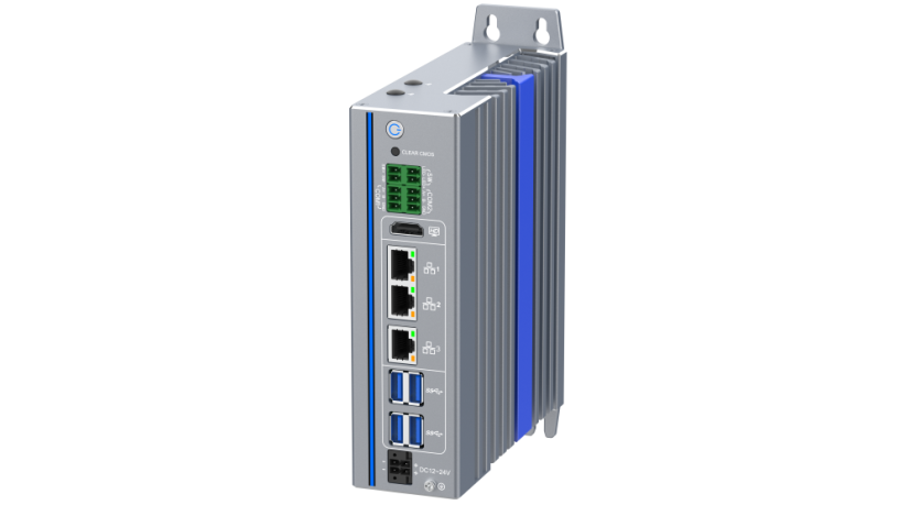 IEXP-312 průmyslové PC, Intel N97, 3× LAN, bez ventilátoru, DIN lišta
