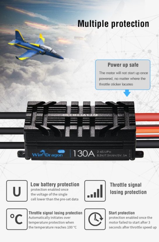 Flycolor WinDragon ESC pro bezkartáčové drony