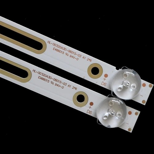 Podsvícená světelná lišta JL.D32061330-006AS-M, 6 LED, 2ks