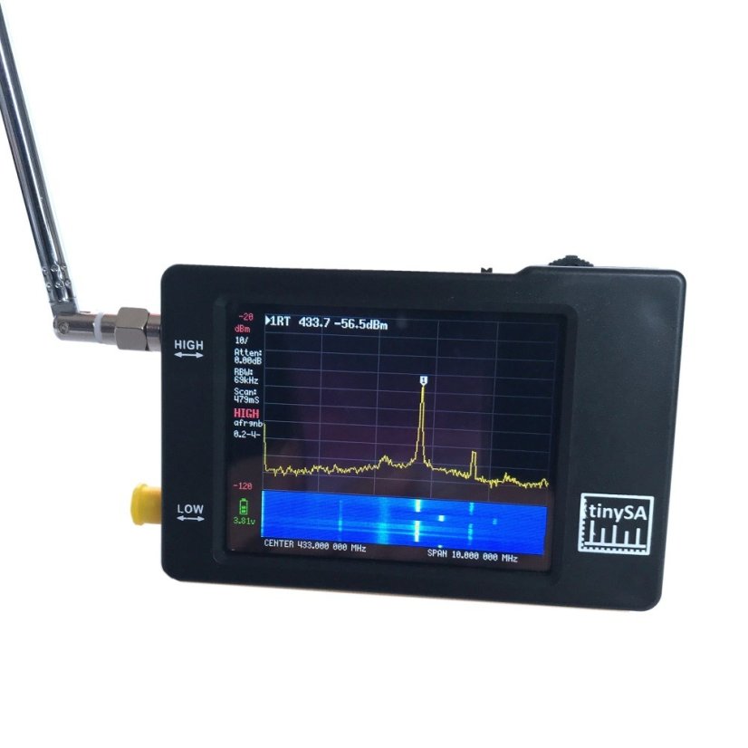tinySA Portable Spectrum Analyzer and Generator