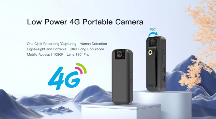 S11 4G Tělová Kamera | 1296P HD Nošený Rekordér, 8H Baterie, Noční Vidění, Živý Přenos