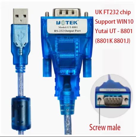 Profesionální RS-232 do USB Adaptér FTDI - Model: UT-8801