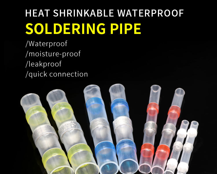 Waterproof Solder Connectors with Heat Shrink Tubing – Set of 58/100/110 Pieces