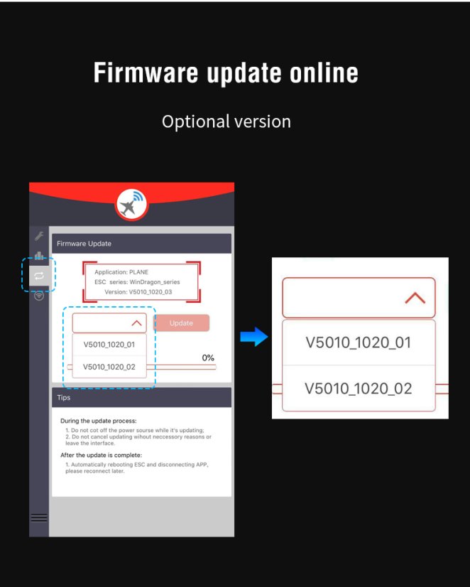 Flycolor WinDragon ESC pro bezkartáčové drony