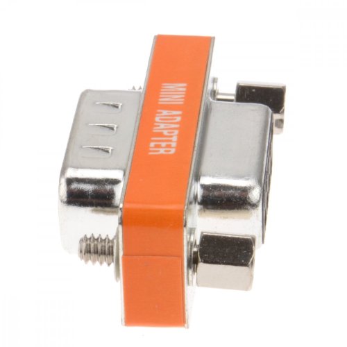DB9 Null Modem Crossover Adaptér - Konektor RS232