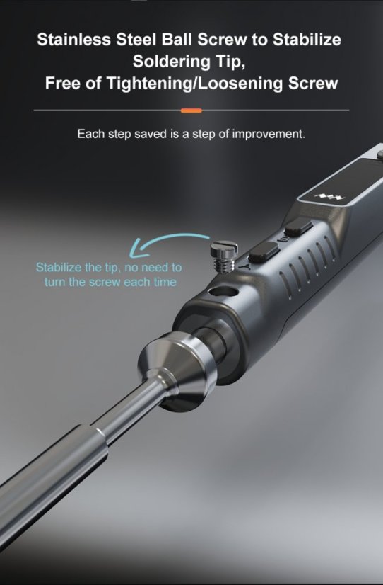 TS101 Digital Soldering Station with OLED Display - Fast and Precise Welding
