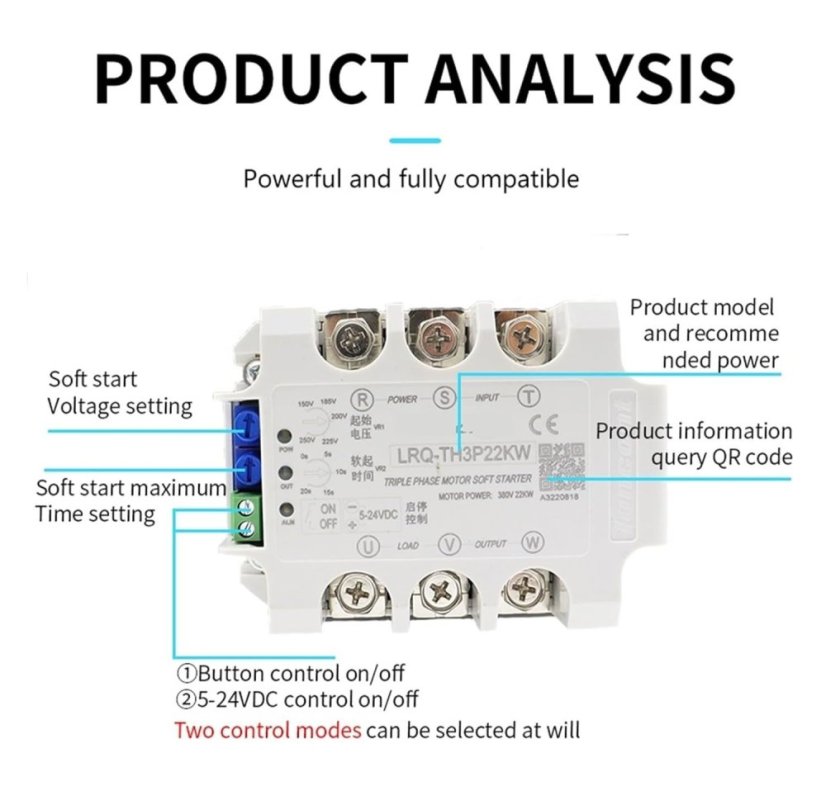 LRQ Softstartér - Kompaktní a Výkonný