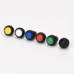 Mini panelové tlačítko HL12C – 12 V, 12mm